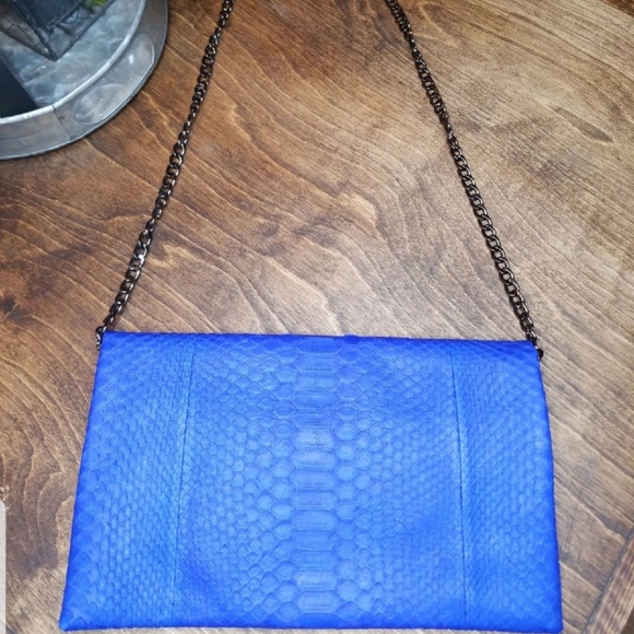 Cobalt Python Clutch - Picture 8 of 8